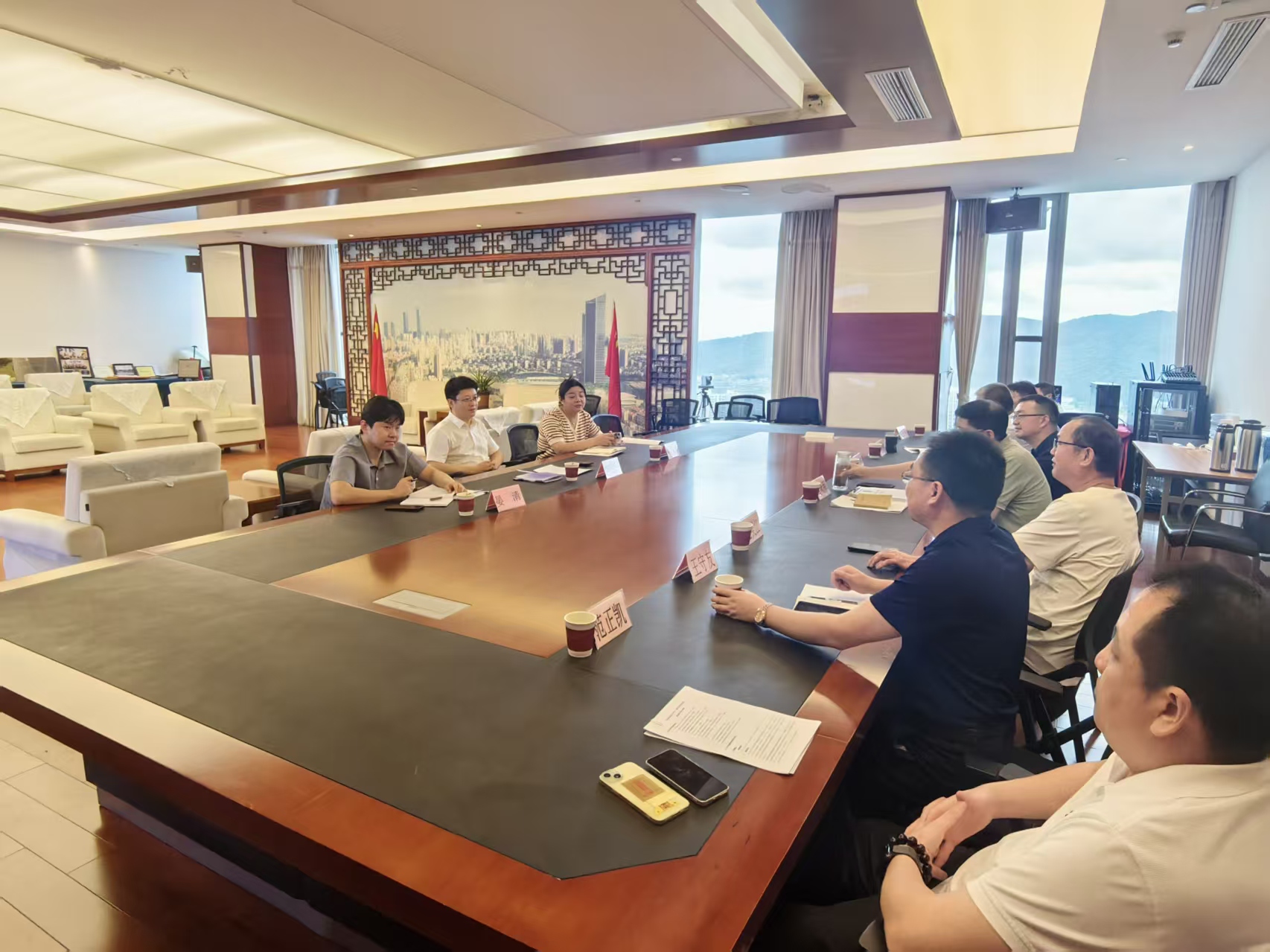 市发展改革委领导来会调研指导工作